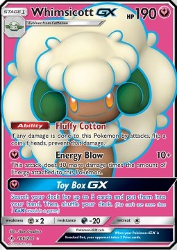 SM Unbroken Bonds 206/214 Whimsicott GX