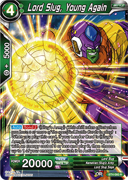 DBS Colossal Warfare BT4-060 Lord Slug, Young Again Foil
