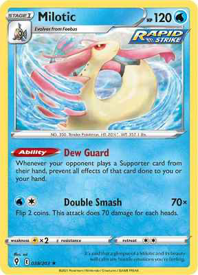 SWSH Evolving Skies 038/203 Milotic