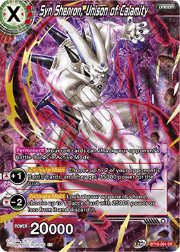 DBS Rise of the Unison Warrior BT10-004 Syn Shenron, Unison of Calamity (SR)