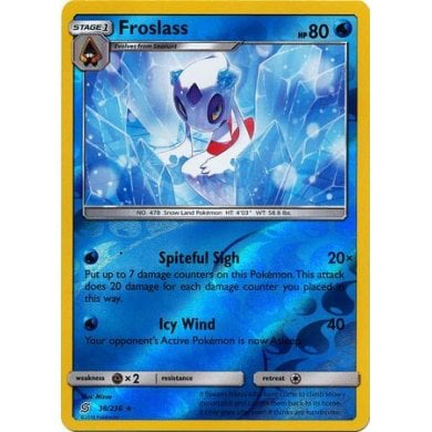 SM Unified Minds 038/236 Froslass Reverse Holo