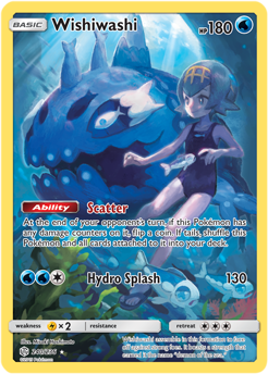 SM Cosmic Eclipse 240/236 Wishiwashi Secret Rare