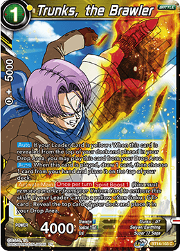 DBS Cross Spirits BT14-103 Trunks, the Brawler Foil