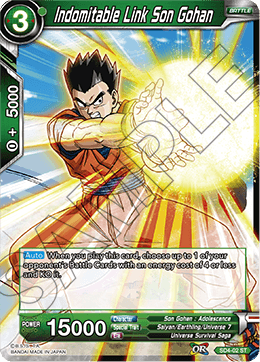 DBS Series 4 Starter The Guardian of Namekians SD4-002 Indomitable Link Son Gohan