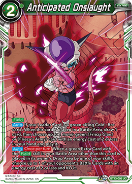 DBS Supreme Rivalry BT13-086 Anticipated Onslaught Foil
