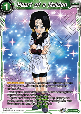 DBS Cross Spirits BT14-086 Heart of a Maiden Foil