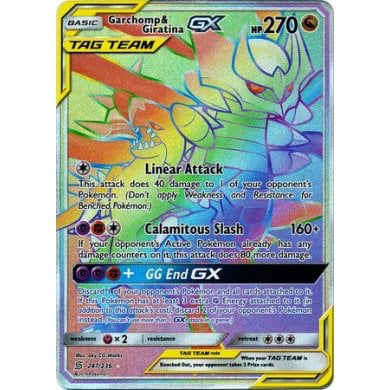 SM Unified Minds 247/236 Garchomp & Giratina GX (Tag Team)