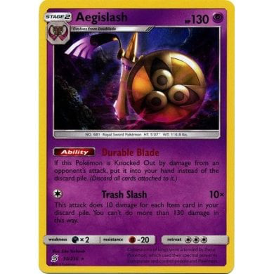 SM Unified Minds 095/236 Aegislash Holo Rare