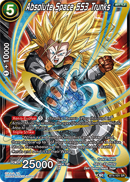 DBS Colossal Warfare BT4-101 Absolute Space SS3 Trunks (SR)