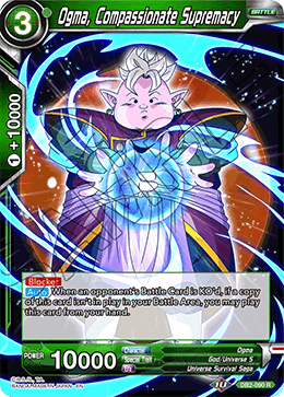 DBS Draft Box 5: Divine Multiverse DB2-090 Ogma, Compassionate Supremacy Foil
