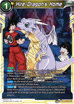 DBS Saiyan Showdown BT15-116 Hire-Dragon's Home Foil