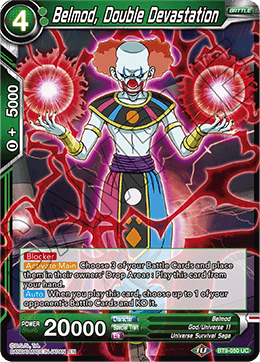 DBS Universal Onslaught BT9-050 Belmod, Double Devastation Foil