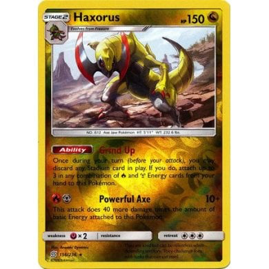 SM Unified Minds 156/236 Haxorus Reverse Holo