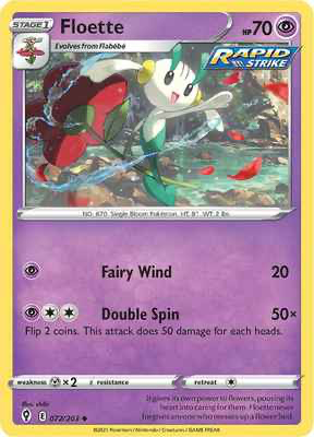 SWSH Evolving Skies 072/203 Floette
