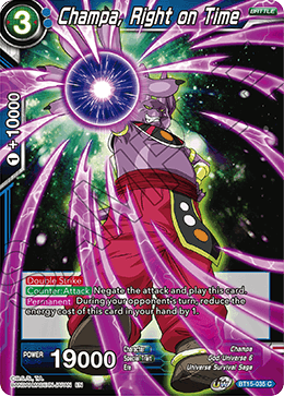 DBS Saiyan Showdown BT15-035 Champa, Right on Time