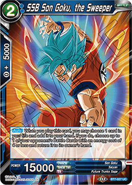 DBS Assault of the Saiyans BT7-027 SSB Son Goku, the Sweeper Foil