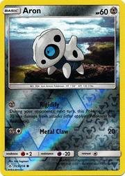 SM Unbroken Bonds 123/214 Aron Reverse Holo