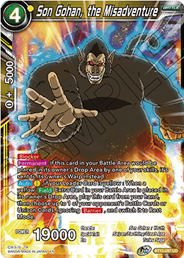 DBS Saiyan Showdown BT15-097 Son Gohan, the Misadventure Foil