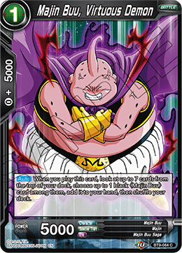 DBS Universal Onslaught BT9-084 Majin Buu, Virtuous Demon Foil