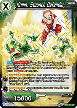 DBS Saiyan Showdown BT15-064 Krillin, Staunch Defender