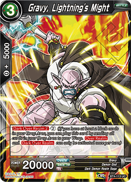DBS Colossal Warfare BT4-113 Gravy, Lightning's Might Foil
