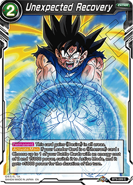 DBS Universal Onslaught BT9-089 Unexpected Recovery Foil