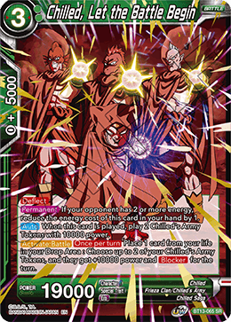 DBS Supreme Rivalry BT13-065 Chilled, Let the Battle Begin (SR)