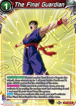 DBS Assault of the Saiyans BT7-024 The Final Guardian Foil