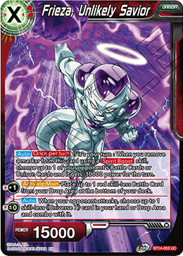 DBS Cross Spirits BT14-003 Frieza, Unlikely Savior Foil