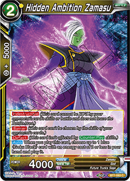 DBS Assault of the Saiyans BT7-093 Hidden Ambition Zamasu