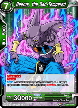 DBS Draft Box 4: Dragon Brawl DB1-050 Beerus, the Bad-Tempered Foil