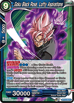 DBS Rise of the Unison Warrior BT10-050 Goku Black Rose, Lofty Aspirations