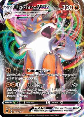 SWSH Evolving Skies 092/203 Lycanroc Vmax