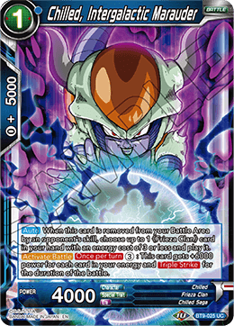 DBS Universal Onslaught BT9-025 Chilled, Intergalactic Marauder