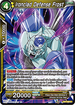 DBS Assault of the Saiyans BT7-086 Ironclad Defense Frost