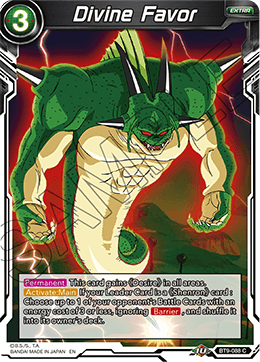 DBS Universal Onslaught BT9-088 Divine Favor Foil