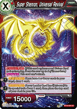 DBS Realm of the Gods BT16-004 Super Shenron, Universal Revival