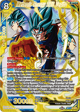DBS Assault of the Saiyans BT7-118 Meteoric Energy SSB Vegito (SPR)