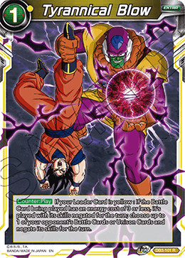 DBS Draft Box 6: Giant's Force DB3-101 Tyrannical Blow