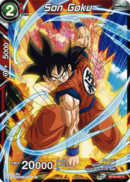 DBS Realm of the Gods BT16-007 Son Goku Foil