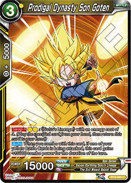 DBS Colossal Warfare BT4-085 Prodigal Dynasty Son Goten