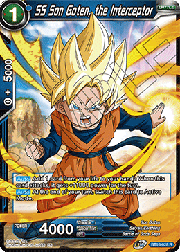 DBS Realm of the Gods BT16-028 SS Son Goten, the Interceptor Foil