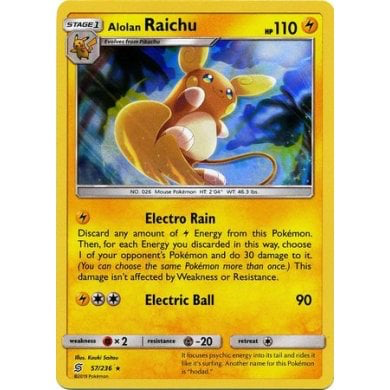 SM Unified Minds 057/236 Alolan Raichu Holo Rare