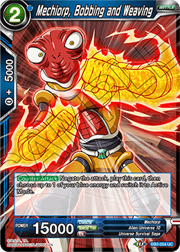 DBS Draft Box 5: Divine Multiverse DB2-054 Mechiorp, Bobbing and Weaving