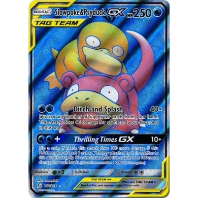 SM Unified Minds 217/236 Psyduck & Slowpoke GX (Tag Team)