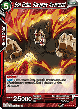DBS Rise of the Unison Warrior BT10-006 Son Goku, Savagery Awakened