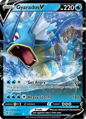 SWSH Evolving Skies 028/203 Gyarados V