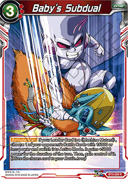 DBS Cross Worlds BT3-029 Baby's Subdual Foil