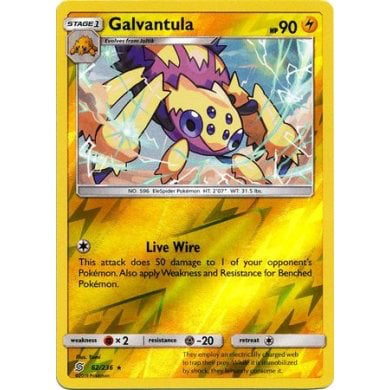 SM Unified Minds 062/236 Galvantula Reverse Holo