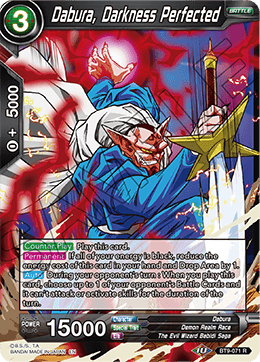 DBS Universal Onslaught BT9-071 Dabura, Darkness Perfected Foil